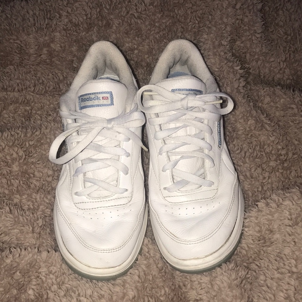 Vintage white leather Reebok’s